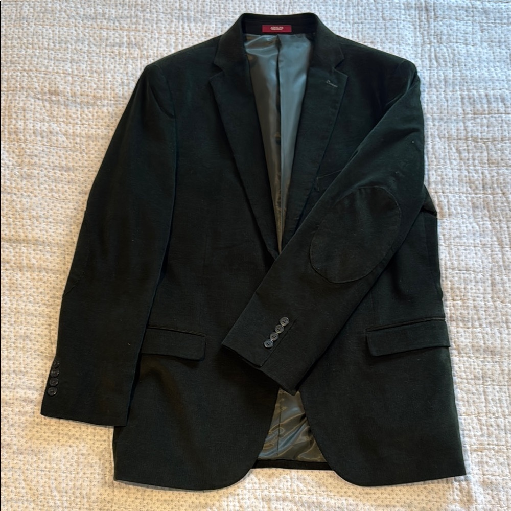 Men's Green Corduroy Blazer 42R